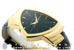 HAMILTON Ventura aus gelbvergoldete Stahl Schwarz Ref. H24301731. NEU!
