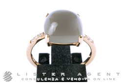 ZOCCAI Ring aus 18Kt Rotgold mit Naturstein und Diamanten ct 0,06 Größe 14.50 Ref. ZGAN0873RRPBL. NEU!