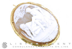 CAMMEO Anhänger und Brosche in 18Kt Gelbgold. NEU!