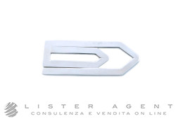 FERMASOLDI Molletta piatta in argento 925. NUOVO!