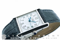CARTIER Tank aus 925 Silber Silbrig Ref. W1014354 2414. NEU!
