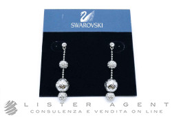 SWAROVSKI orecchini lunghi con Sfere in metallo con Swarovski Ref. 835923. NUOVI!