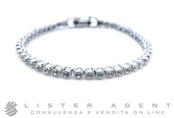 SWAROVSKI bracciale Tennis in metallo e cristallo Swarovski. NUOVO!
