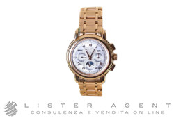 ZENITH Chrono Master El Primero Automatico con fasi di Luna in oro rosa 18Kt Argenté AUT Ref. 62.0240.410/01. NUOVO!