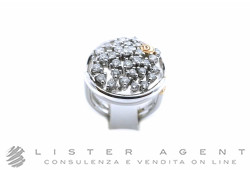 DAMIANI anello Bagliori in oro bianco 18Kt e diamanti ct 1.06 H Misura 16 Ref. 20016680. NUOVO!