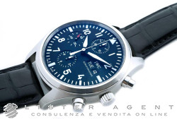 IWC Pilot Automatik Chronograph aus Stahl Schwarz Ref. IW371701. GEBRAUCHT!