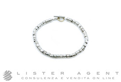 DODO by Pomellato Granelli Armband aus 925er Silber mit 18Kt Gelbgold Brisè 17,00 cm. REGENERIERT!