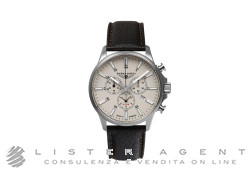 IRON ANNIE Bauhaus Aviation Alarm Cronografo al quarzo in titanio Beige Ref. 2880-5. NUOVO!