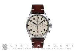 IRON ANNIE Flight Control Cronografo automatico in acciaio Beige AUT Ref. 5122-3. NUOVO!