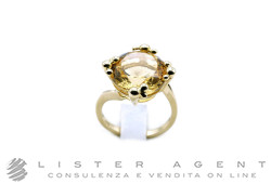 ANELLO in oro giallo 18Kt con Topazio giallo Misura 18. NUOVO!