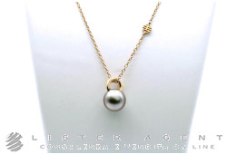 MIMI' collana Milano in oro rosa 18Kt e perla South Sea nera mm 12.20 Ref. P21VIRB12. NUOVA!
