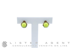 MIMI' orecchini Zabette in oro rosa 18Kt con peridoto Ref. O24VZRPD. NUOVI!