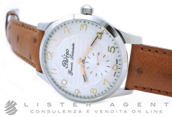 PERSEO orologio Grande Settebello in acciaio Carica Manuale Argenté Ref. 740335PAC. NUOVO!