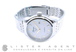 PERSEO orologio Ruota Alata automatico in acciaio Argenté AUT Ref. 11363.01. NUOVO!