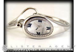 GUCCI Mod. 103R in Stahl und Diamanten Perlmutt Ref. YA103528. NEU!