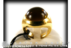 PASQUALE BRUNI Ring aus 18 Karat Gelbgold mit Halbedelstein ct 9,86 und Diamanten ct 0,03 Ref. 12750G. NEU!