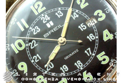 BREIL Schwarz 24h in Stahl Schwarz Ref. 2519180215. NEU!