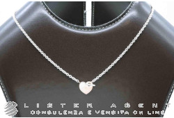 DODO collana Cuore in argento 925 e cuore in oro rosa 9Kt Ref. DCC4002_HEART_0009A. NUOVO!