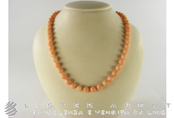 HALSKETTE in natürlicher Koralle. BENUTZT!