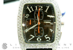 Locman Chrono Diamond Mod. 487 Schwarz. NEU!