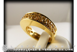 RING in 18 Karat Gelbgold und gelbe Saphire. NEU!