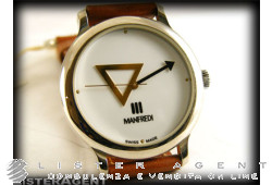 MANFREDI watch Nur mal Weiß. NEU!