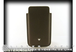 MONTBLANC Smartphone Halter Starima Alcina in braunem Leder Ref. 109172. NEU!