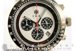 IKE Chronograph in Kunststoff Weiß Ref. CR021. NEU!