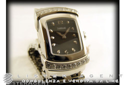 DAMIANI Ego Stahl und Diamanten Dame Ref. 30001632. NEU!