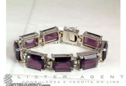ARMBAND in 925 Silber und Amethysten Ref. 3474407003. NEU!