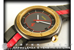 FERRARI Formula Uhr Nur Zeit Dame in Pvd Stahl Grau Ref. 7022935. NEU!