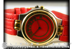 FERRARI Uhr Nur Zeit in Bicolor Stahl Ref. F6804087. NEU!