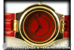 FERRARI Uhr Nur Zeit Dame in Bicolor Stahl Ref. F7804087. NEU!