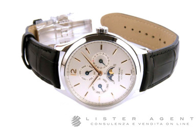 MONTBLANC Heritage ChronometerMoonphases und Vollständig Kalender in Stahl Argenté AUT Ref. 112534. NEU!