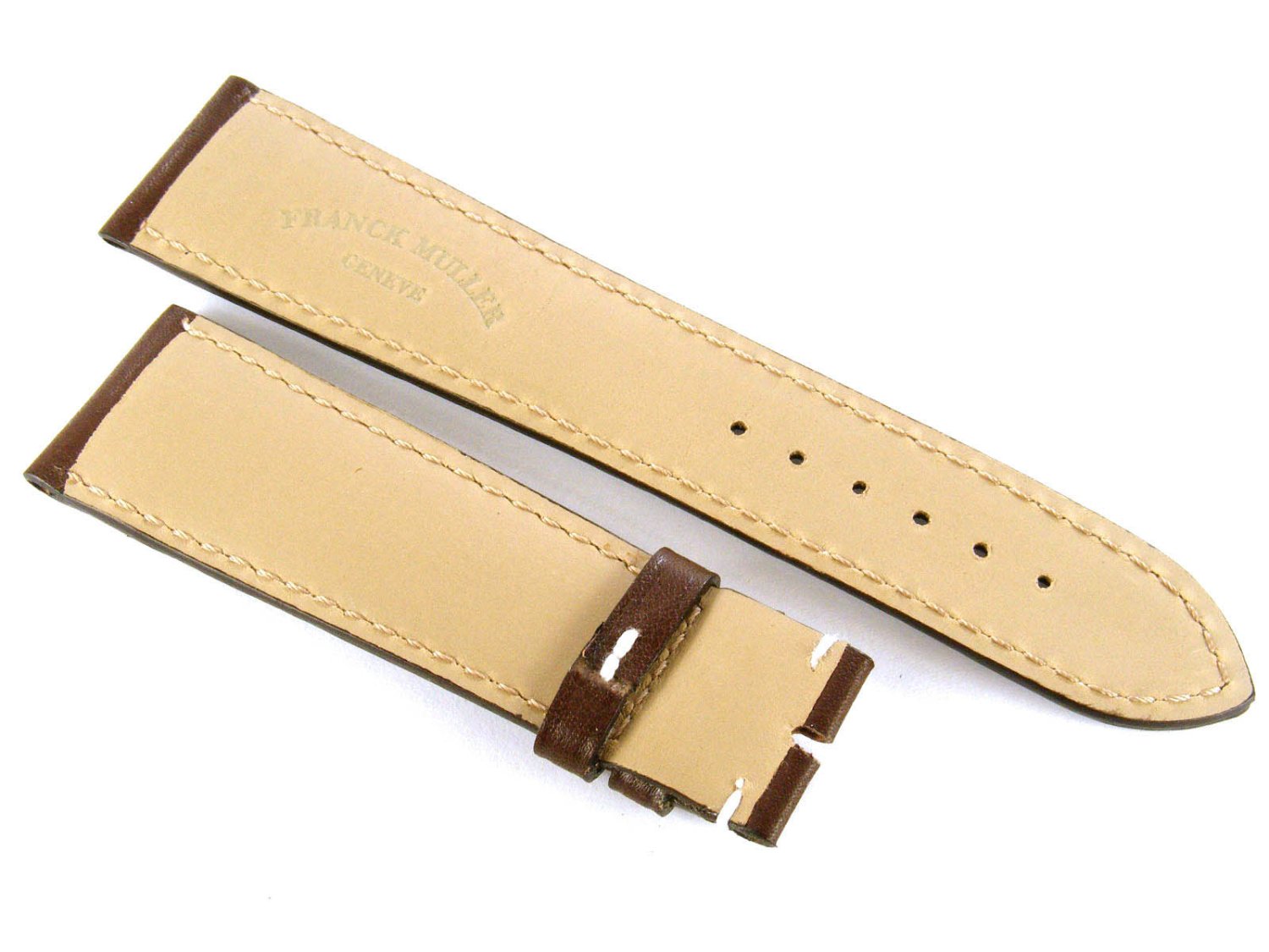 FRANCK MULLER Armband aus Leder in Braun MM 22 00 18 00. NEU Lister Agent