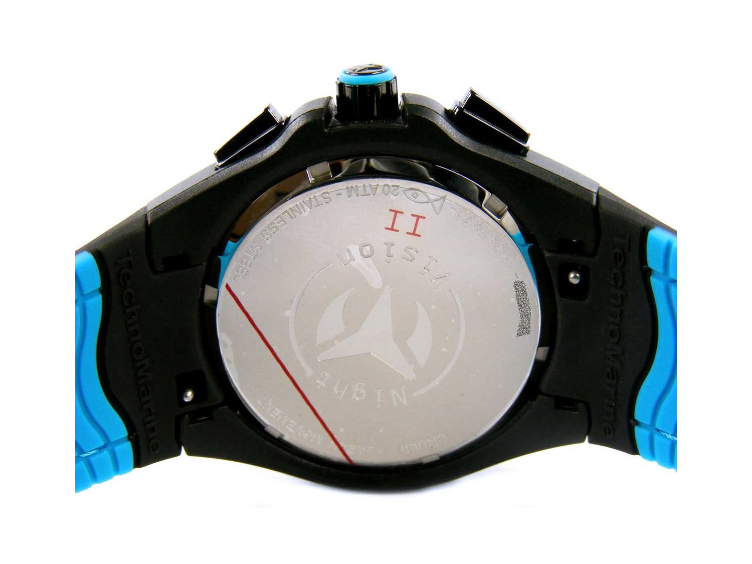 TECHNOMARINE Cruise NightVision II Chronograph aus Pvd Stahl Schwarz Ref. 112003. NEU Lister Agent
