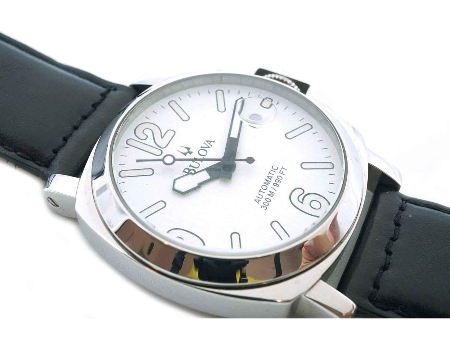 BULOVA orologio Panerai style automatico in acciaio Bianco AUT Ref. EC900. USATO Lister Agent