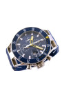 LOCMAN Montecristo Chrono Professional Taucher aus Stahl und Titanium Blau Ref. 051200BYBLNKSIB. NEU!