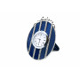 OROLOGIO da tavolo in argento 925 e smalto blu. NUOVO!