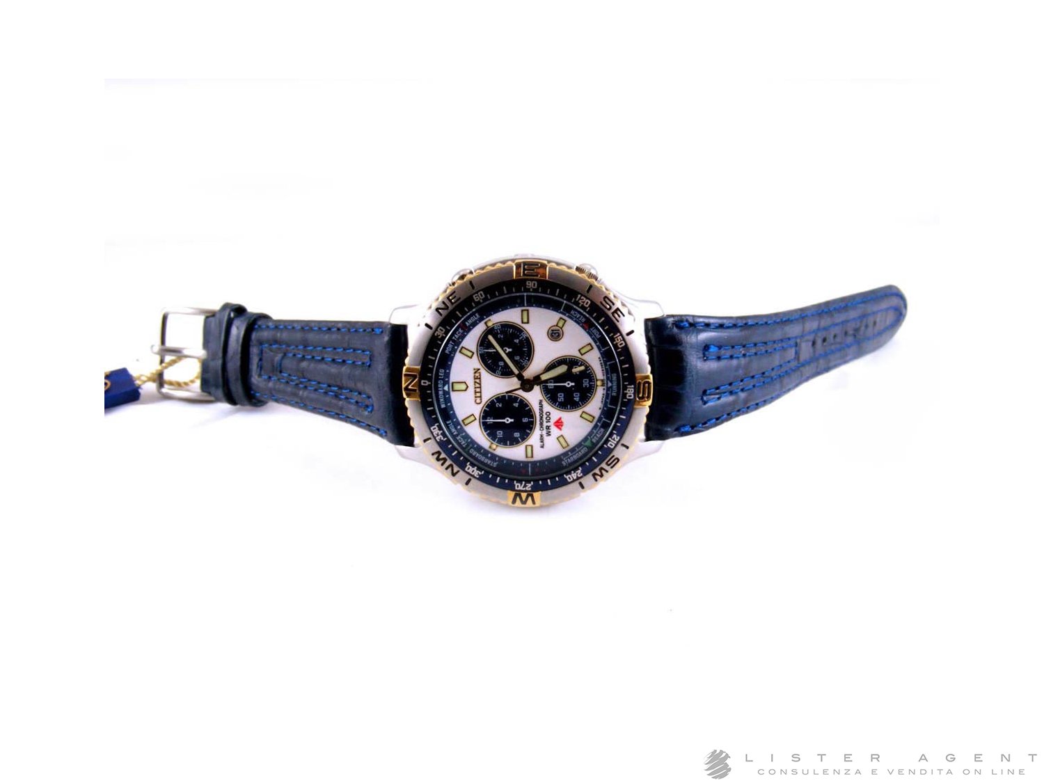 CITIZEN Promaster Alarm Chronograph in acciaio Ref. 3510 H04333. NUOVO