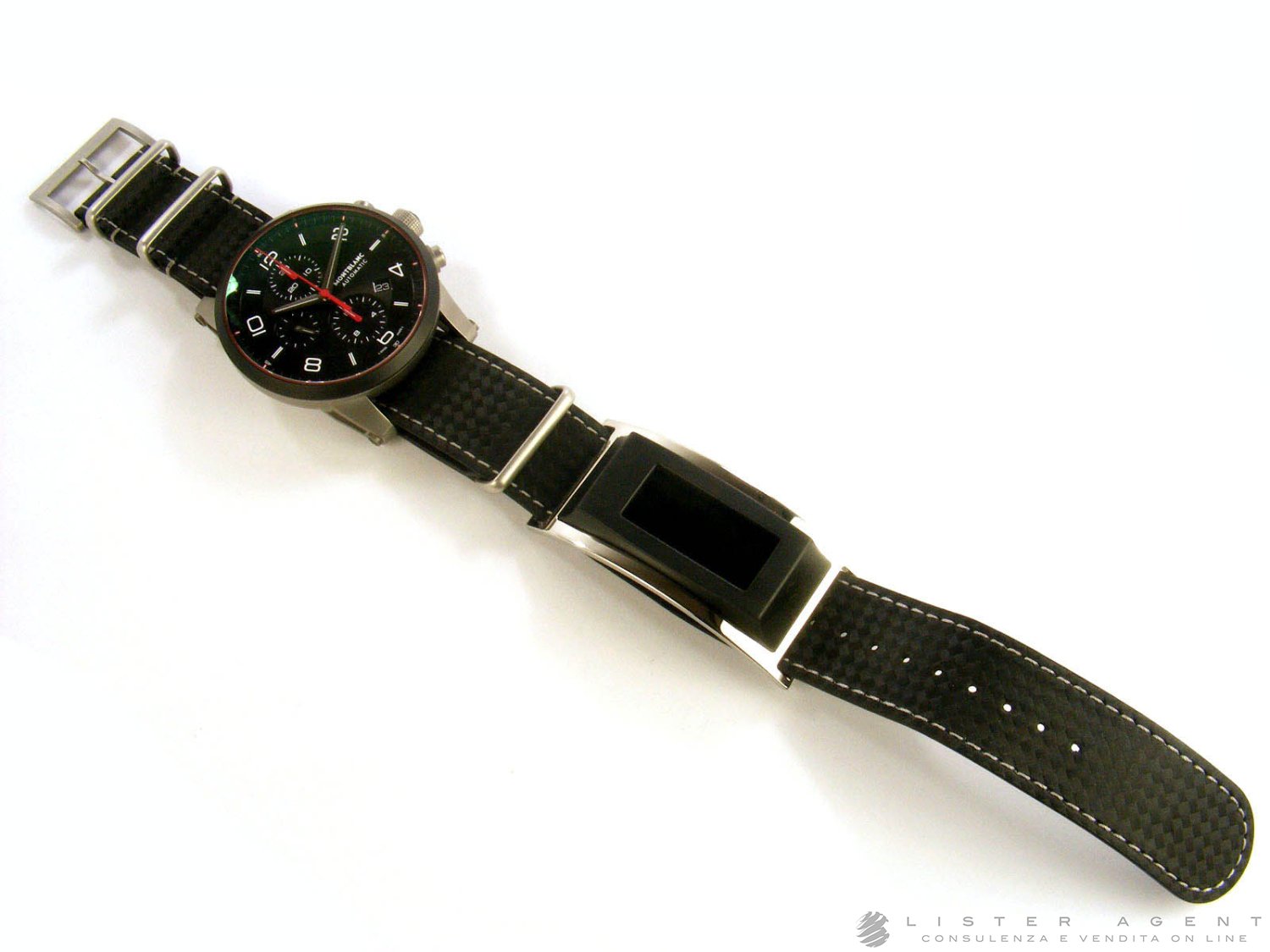 MONTBLANC Timewalker crono in titanio Nero AUT NUOVO