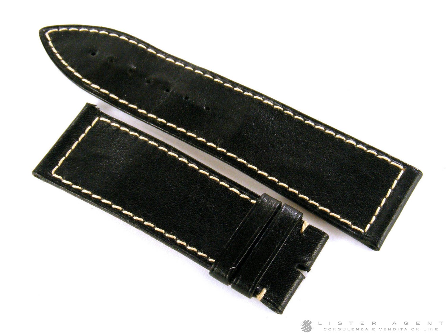 FRANCK MULLER cinturino in pelle di vitello nera MM 23 00 22 00 Ref. 22C. USATO Lister Agent