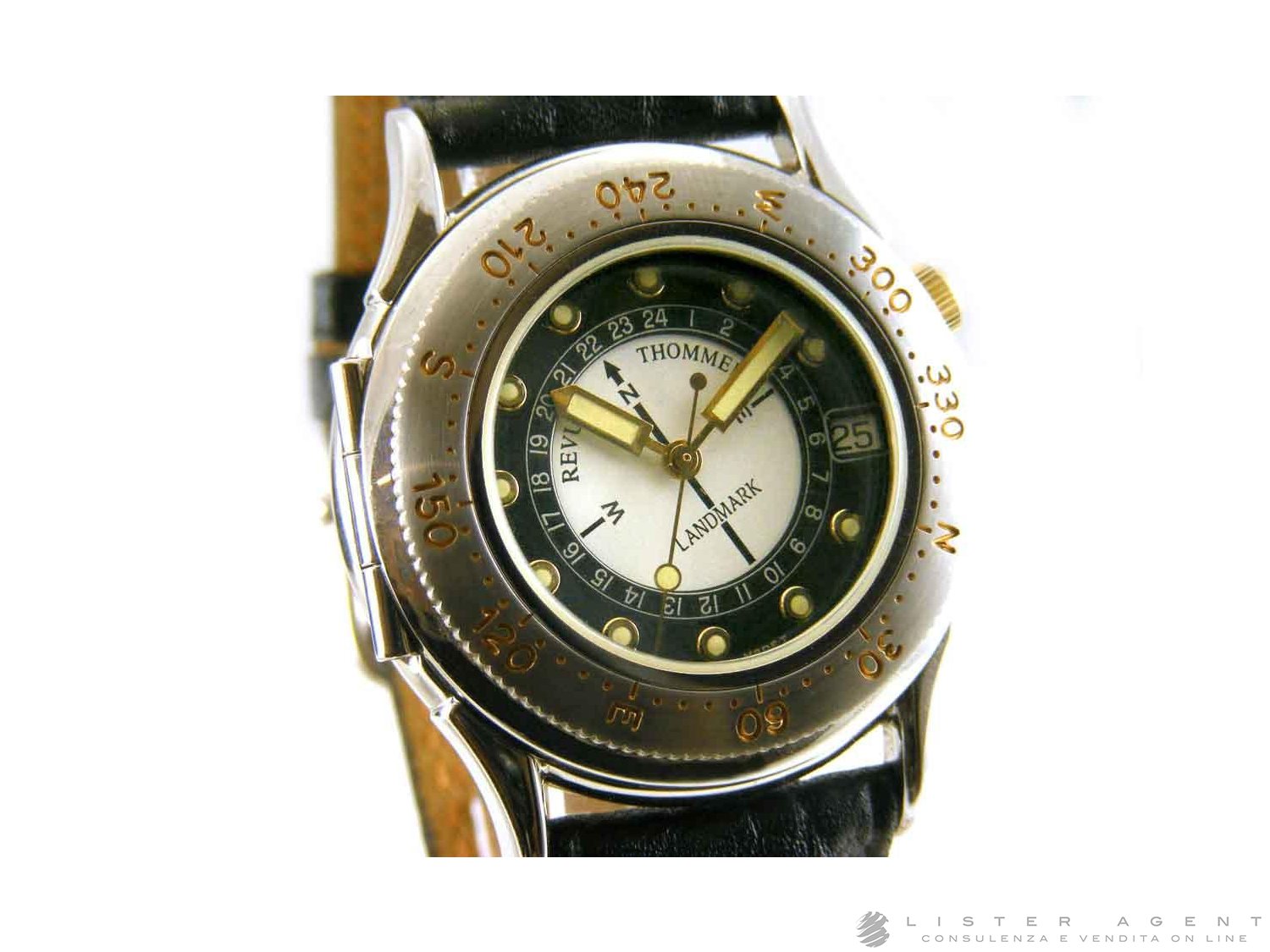 REVUE THOMMEN Landmark in acciaio Ref. 5811001. NUOVO Lister Agent