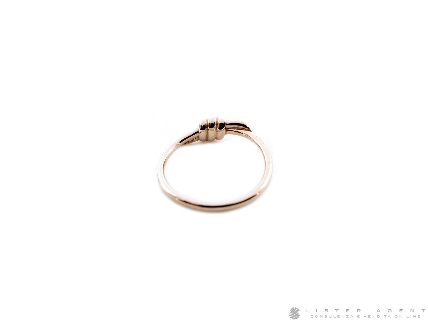 DODO by Pomellato anello Nodo in oro rosa 9Kt Misura 18 Ref