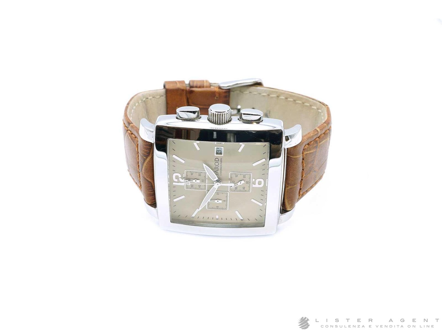 JAROD Cronografo in acciaio Beige. USATO