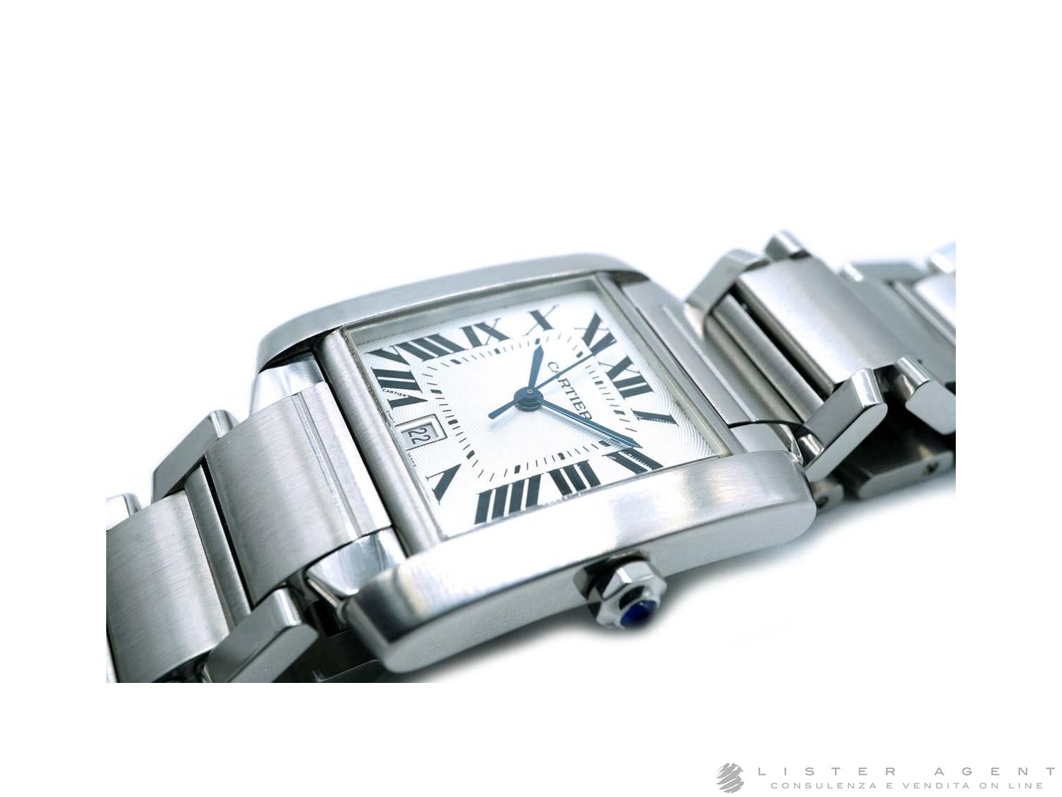 CARTIER Tank Francaise Grande Modello Automatico in acciaio Argent AUT Ref. W51002Q3 2302. USATO