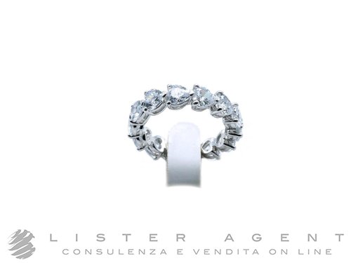 CHIARA FERRAGNI anello veretta Infinity Love in metallo e zirconi Ref. J19AVG5010. NUOVO