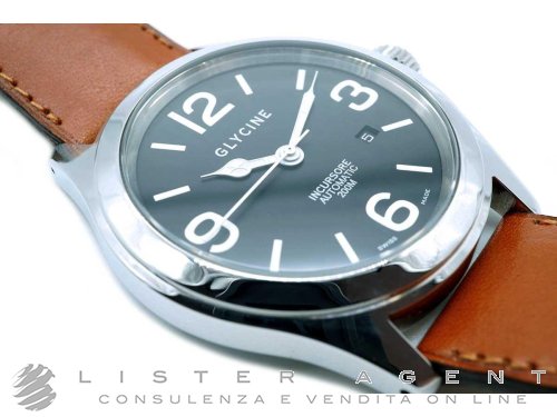 GLYCINE Incursore Automatico in acciaio Nero AUT Ref. 3863 399 TB9. USATO