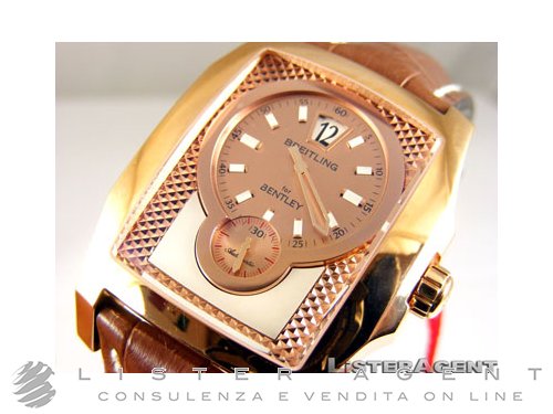 BREITLING for Bentley Flying B in oro rosso 18Kt AUT Ref. R2862C2A634756P. NUOVO