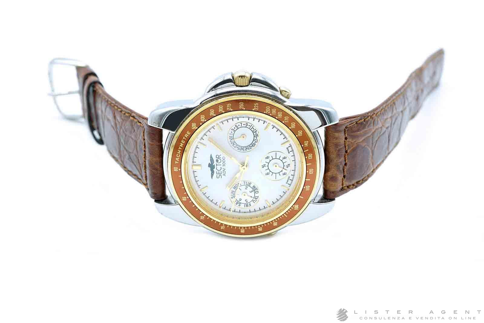 SECTOR ADV1000 in acciaio bicolore Bianco. NUOVO Lister Agent